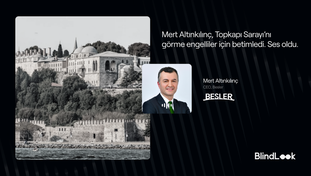 Besler CEO'su Mert Altınkılınç Topkapı Sarayını betimledi, ses oldu!