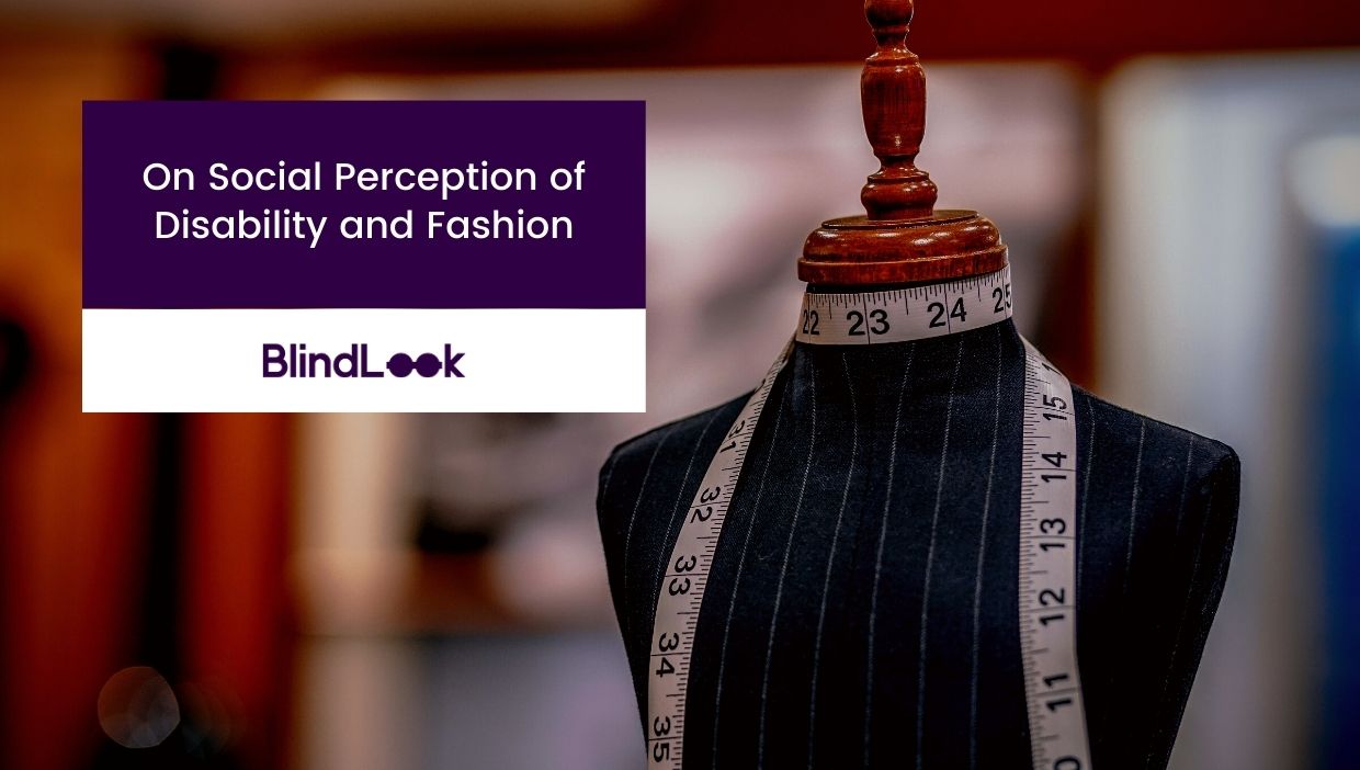 There is a tape measure around the neck of a mannequin in a tailor's shop