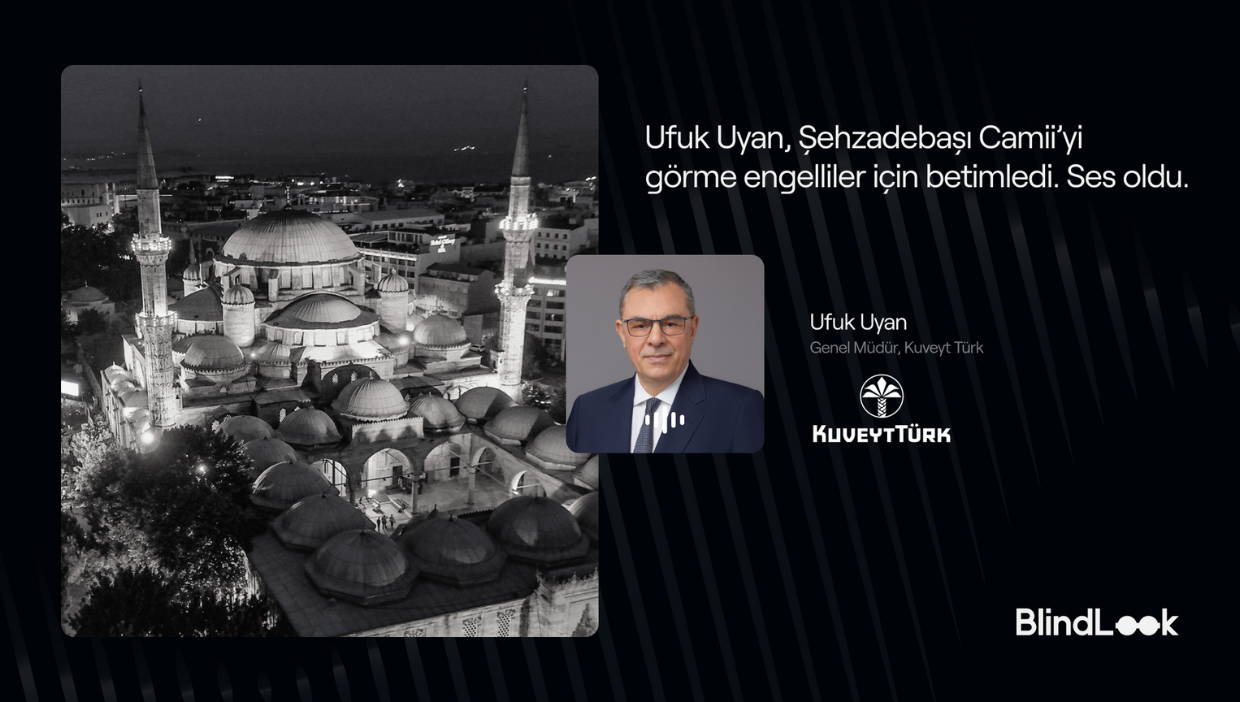 Kuveyt Türk Genel Müdürü Ufuk Uyan Şehzadebaşı Camii'yi betimledi, ses oldu!