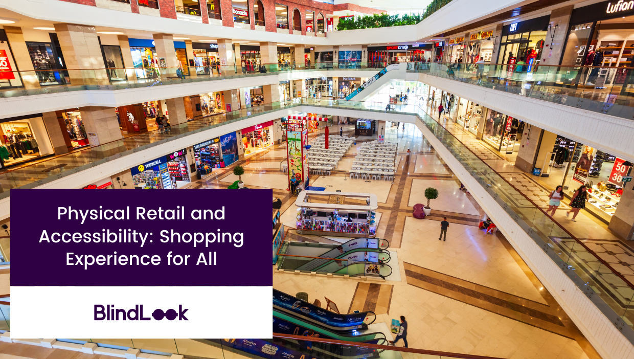 Interior image showing the floors of a shopping mall.