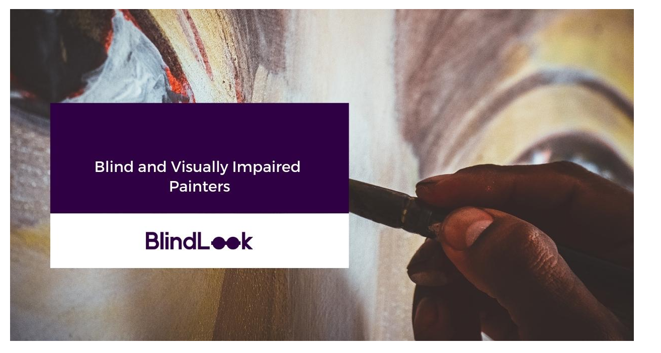A hand is painting 