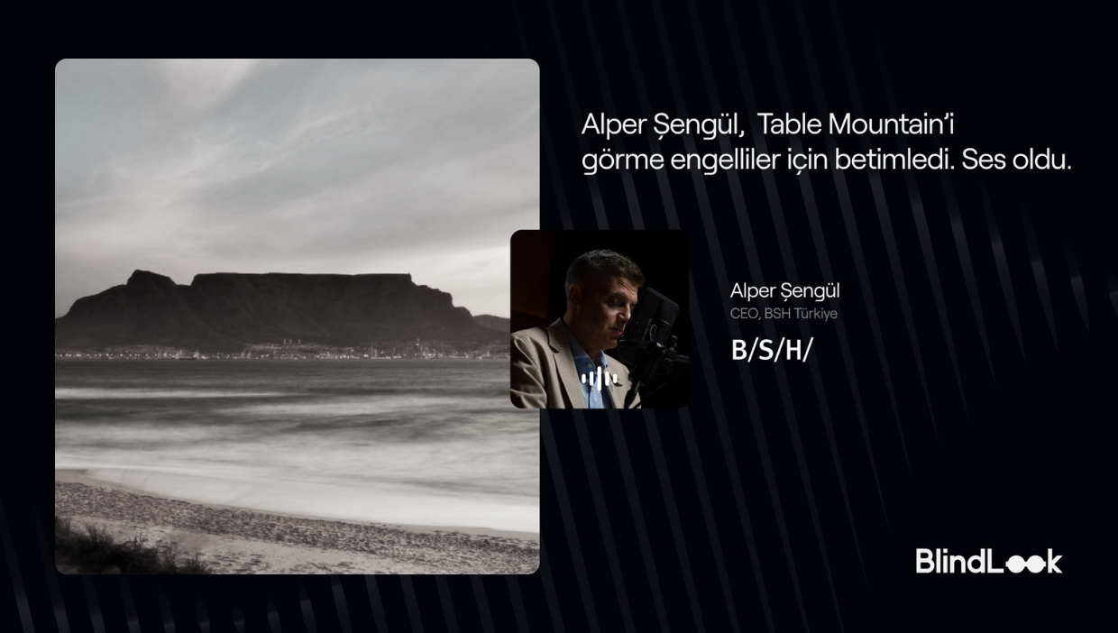 BSH CEO'su Alper Şengül Table Mountain'ı betimledi, ses oldu!