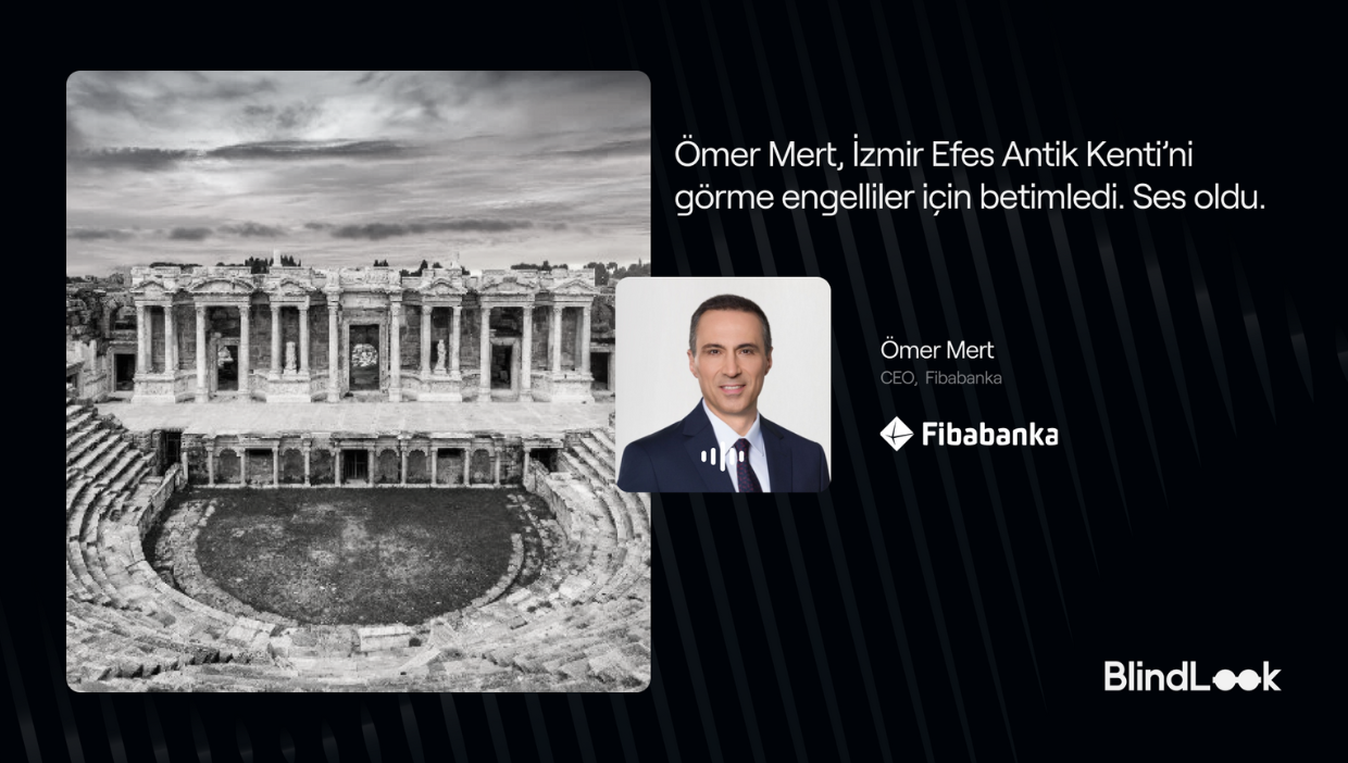 Fibabanka CEO'su Ömer Mert Efes Antik Kentini Betimledi